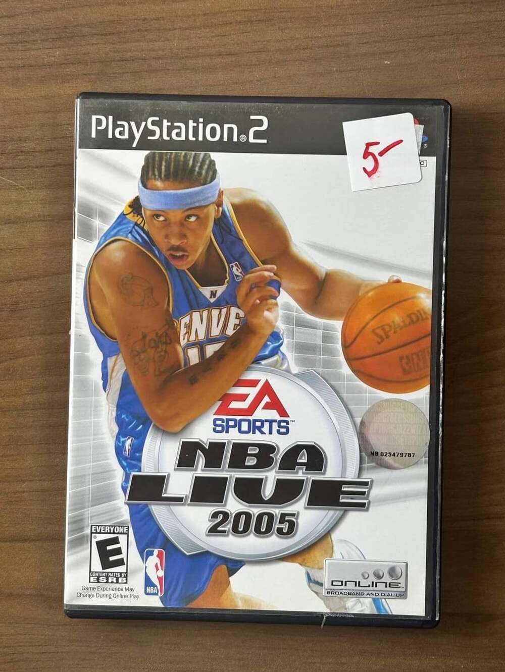 NBA Live 2005 Sony PlayStation 2 PS2 EA Sports CIB Disc Case Manual